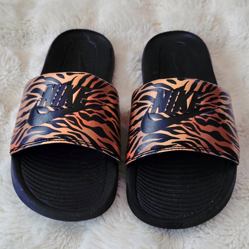 Nike Tiger Print Slides